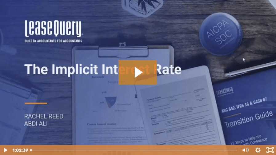 Determining the Implicit Rate for the New Lease Accounting Standard