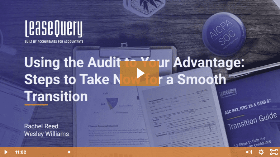 Using the Audit to your Advantage - Steps to Take Now for a Smooth Transition