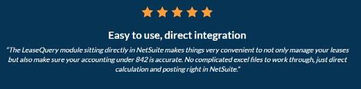 NetSuite lease accounting review