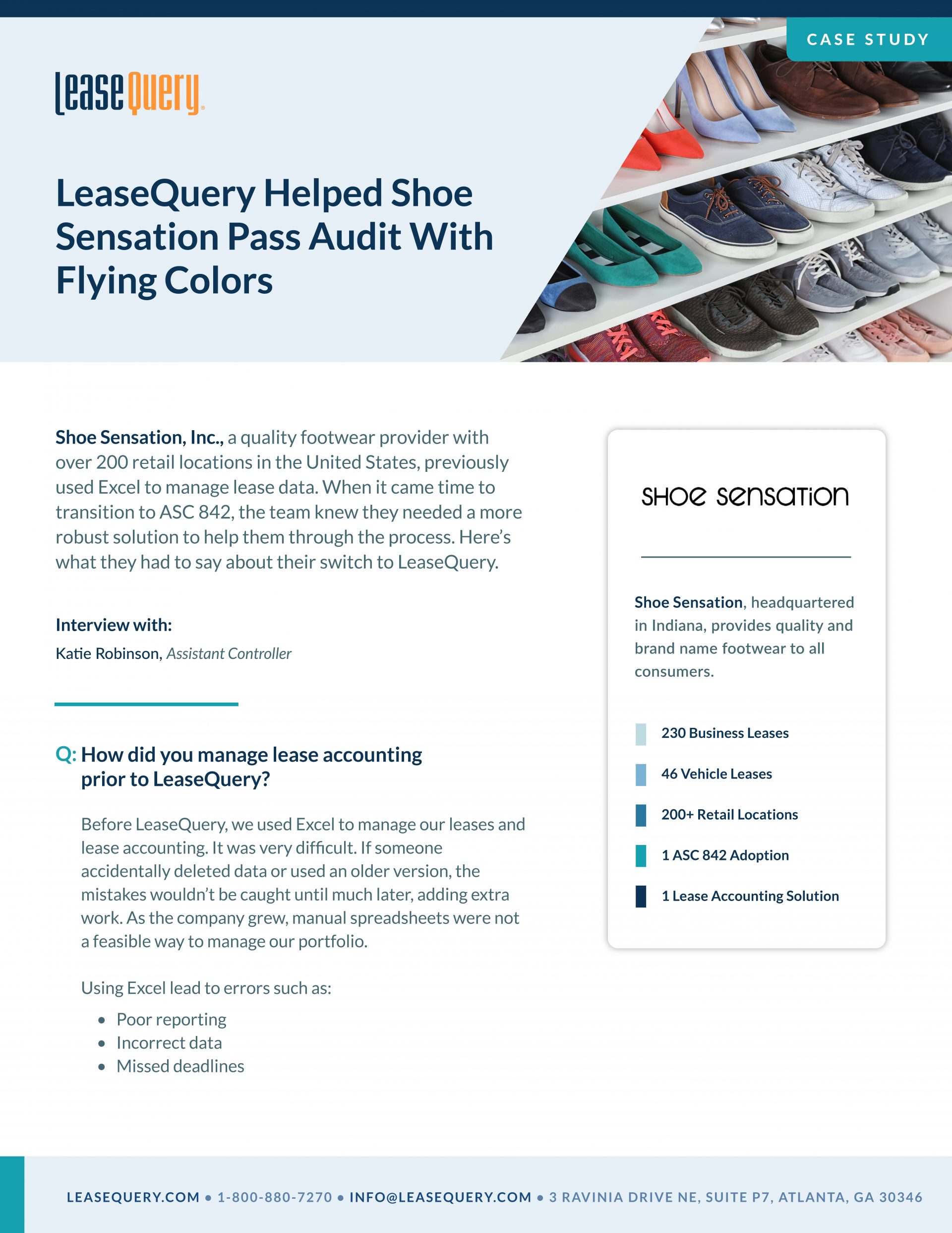 Shoe Sensation Case Study