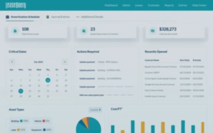 LeaseQuery - Amortization Schedule