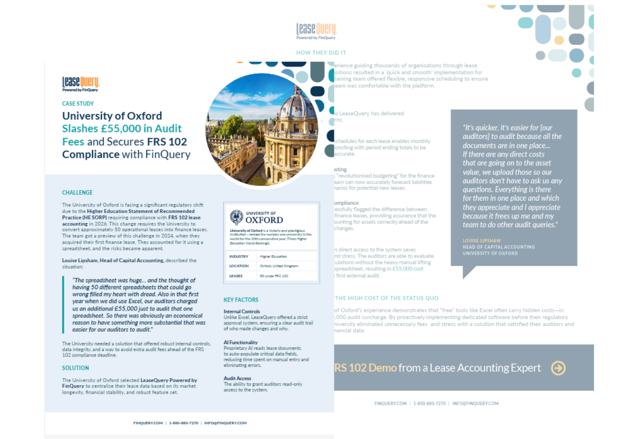 See how the University of Oxford achieved audit-readiness and streamlined their FRS 102 compliance.